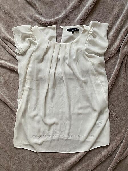 NEW LOOK. S-M Белоснежная актуальная блуза. женственная. Очень женственная 
