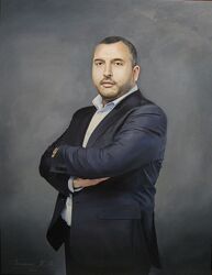 Мужской Vip портрет на заказ в Украине. Масляные портреты на холсте Киев 