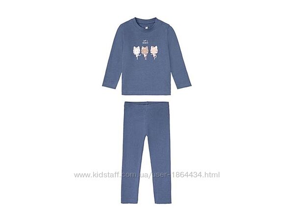 Германия PEPPERTS Пижама Кошечки коллекция 2022г. 100 cotton Домашний ко