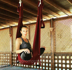 Йога гамак с ручками