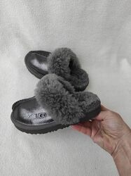 Оригинал Овчина, кожа. Тапочки UGG р. 27,5 стелька 17,5 см 