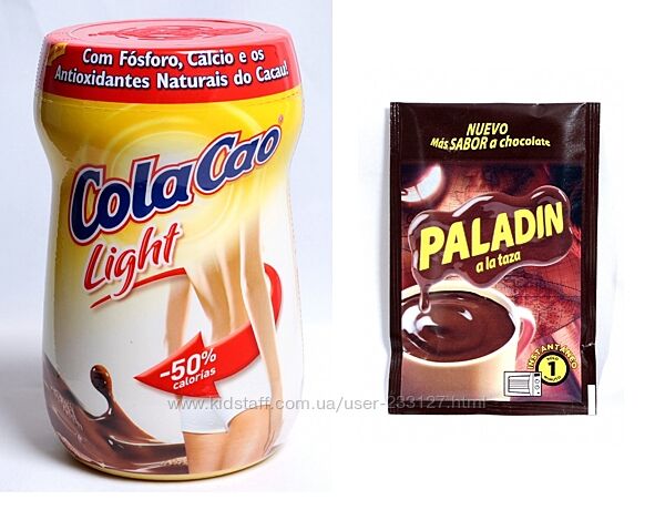 Испанский какао Cola Cao и горячий шоколад. Распродажа