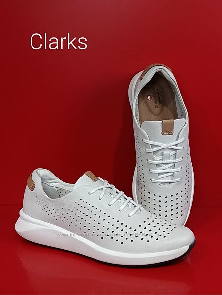Кожаные женские кроссовки Clarks Un Rio Tie Оригинал