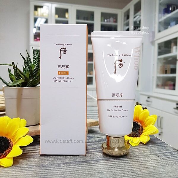 Легкий санскрін для жирної, комбінованої шкіри The History of Whoo Fresh UV