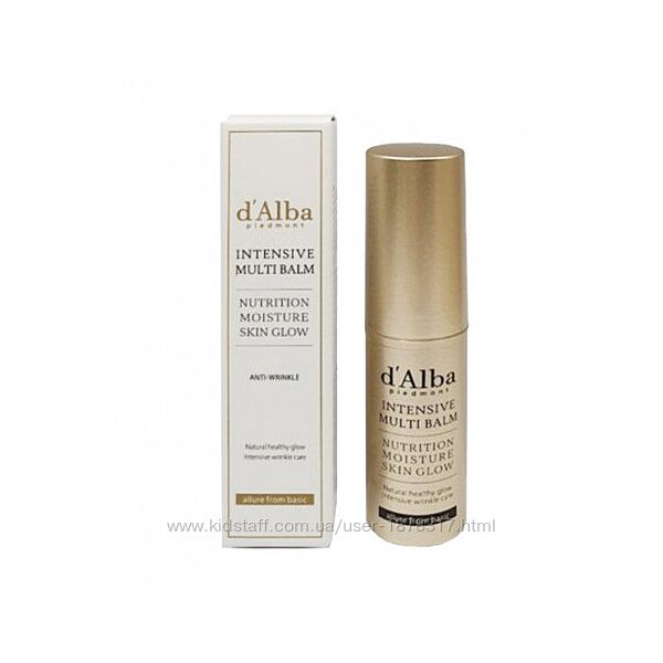 Мультифункціональний антивіковий бальзам-стік dAlba Intensive Multi Balm,