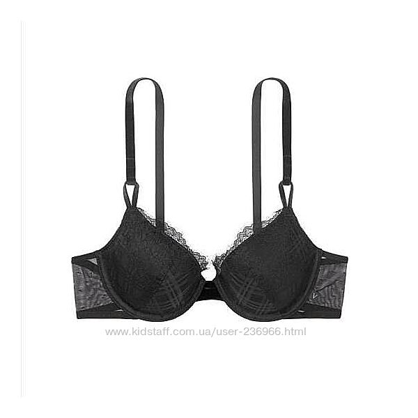 Деми-бюстгальтер с кружевом Victoria Secret 36B