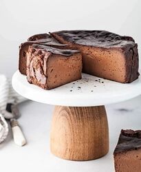 Шоколадный Баскский чизкейк Анна Томильчик