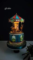 Шоу-торт Винтажная карусель Людмила Гавриленко g. l. cake