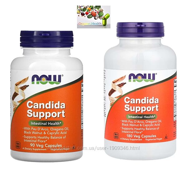 Now Foods , Candida Support , Кандида , здоровая микрофлора, 90 капсул