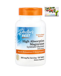 Doctors Best , Магний , Магний Хелат , 120 шт , 