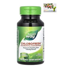 Хлорофилл , Nature&acutes Way, Chlorofresh, концентрированный хлорофилл, 100 мг