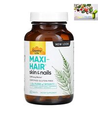 Витамины для волос, Country Life, Maxi-Hair, для кожи и ногтей, 60 таблеток
