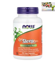 Комплекс для сна , NOW Foods, Sleep, растительная смесь для сна, 90 капсул
