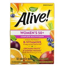  Alive , мультивитамины для женщин от 50 лет 