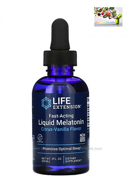 Life extension , Мелатонин , Мелатонин 3mg , в жидком виде 