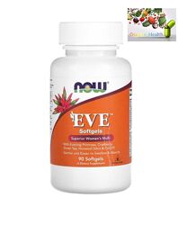 Мультивитамины для женщин, NOW Foods, EVE, превосходные мультивитамины
