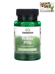 Water Pill,  Мочегонное средство, Водный баланс, Swanson, Water Pills, 120 