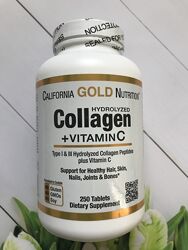Коллаген, California Gold Nutrition, пептиды гидролизованного коллагена 