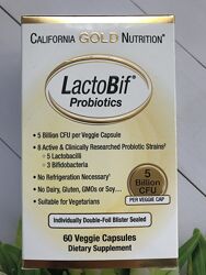 California Gold Nutrition, Пробиотики LactoBif, 5млрд