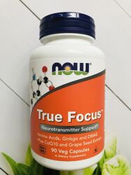 Now foods , True focus , улучшение памяти и когнитивных функций 