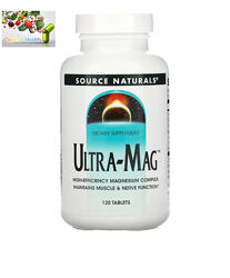 Магний В6 , Ультра маг, Source Naturals, Ultra-Mag, 120 таблеток