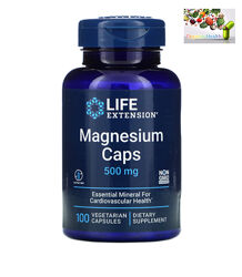Магний, Life Extension, магний в капсулах, 500 мг, Magnesium caps