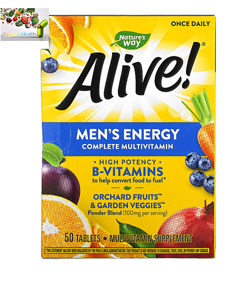 Alive , мультивитаминны для мужчин , Mens Energy