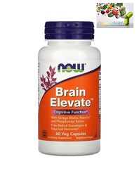 Деятельность мозга , NOW Foods, Brain Elevate, 60 растительных капсул