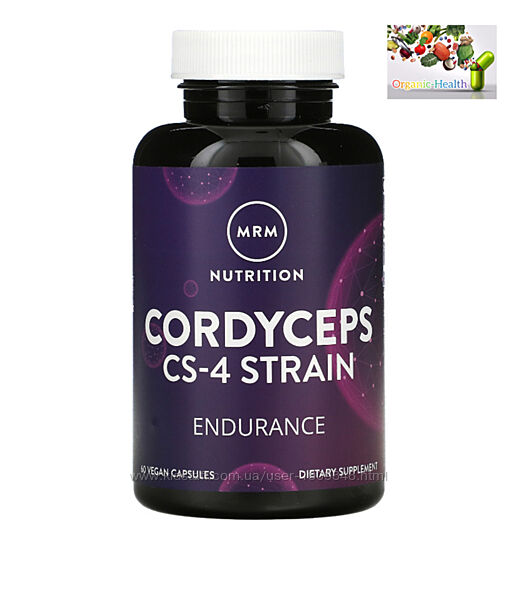 Кордицепс, Cordyceps, штамм CS-4, MRM, Nutrition 