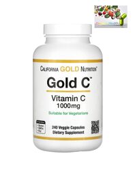  Витамин С ,  California Gold Nutrition, Gold C, витамин C 1000 