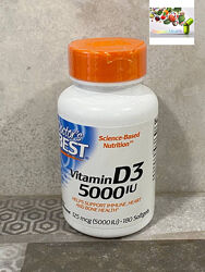Doctors Best , Витамин Д3 , Д3 5000 , D3 5000, витамин Д3 5000 