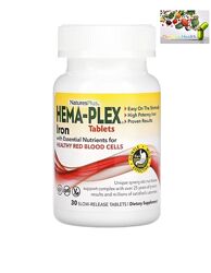 Nature&acutes Plus, Hema-Plex, Железо, комплекс витаминов и минералов с жел