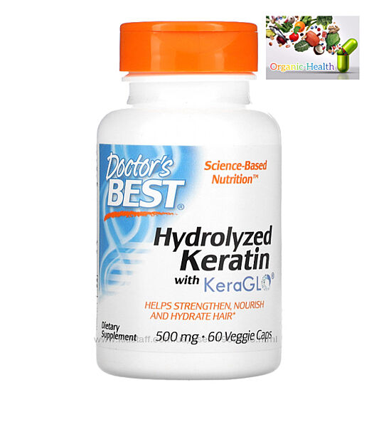 Doctors Best, Кератин , Гидролизованный кератин , Волосы, кожа и ногти