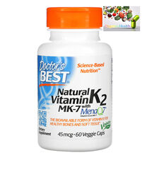 Doctors Best, Витамин К2, натуральный витамин K2 MK-7 , К2