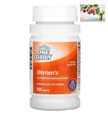 21st Century, One Daily , Мультивитамины для женщин, Женские витамины , 100