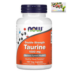 Now Foods , Таурин , Taurine , двойной концентрации, 1000 мг, 100 капсул 