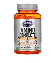 Аминокислоты, Now Foods, Sports, Amino Complete, аминокислотный комплекс