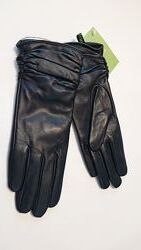 Женские кожаные утепленные перчатки 6.5, 7, 7.5, 8 кожа зима осень
