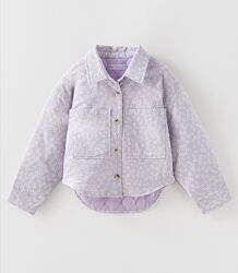 Легка стьобана куртка сорочка курточка жакет вітрівка на дівчинку, Zara