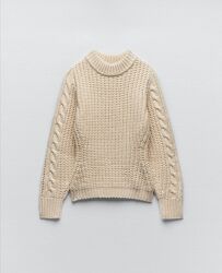 Жіночий светр крупної вязки, жіночий вязаний светр, свитер вязаный