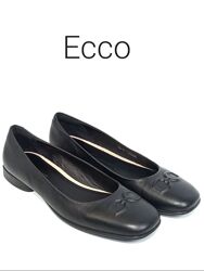 Кожаные женские балетки Ecco Anine Squared Оригинал