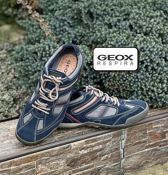 Geox respira оригінальні шкіряні кросівки чоловічі 44р.