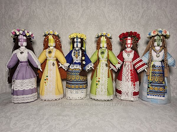 МОТАНКИ, авторські інтерєрні ляльки мотанки, українські, берегині, сувенір