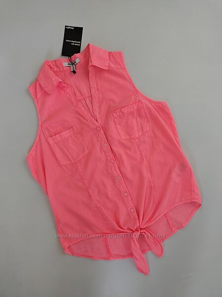 Яркая розовая неоновая рубашка,  блуза jennyfer м,  38, 46