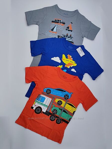 Комплект ярких футболок 3 шт футболка Children&acutes Place 110 см,  на 5 лет