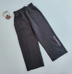 Теплые спортивные теплые штаны на флисе с начесом Kiabi 6, 116 см