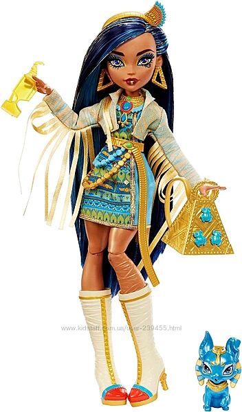 Кукла Монстер хай Клео де нил базовая с питомцем Monster High Cleo De Nile 