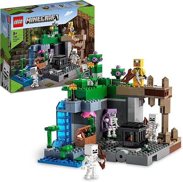 Лего майнкрафт 21189 Подземелье скелета LEGO Minecraft The Skeleton Dungeon