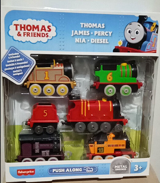 Томас и друзья паровозики 5 штук Fisher-Price Thomas Friends of Sodor