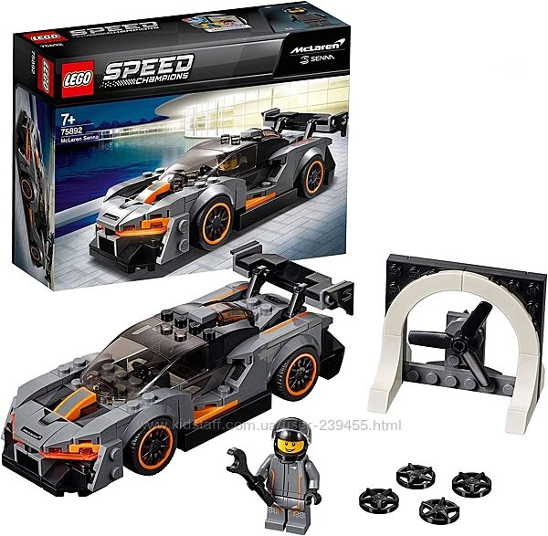 Конструктор Лего 75892 LEGO Speed Champions Автомобиль McLaren Senna